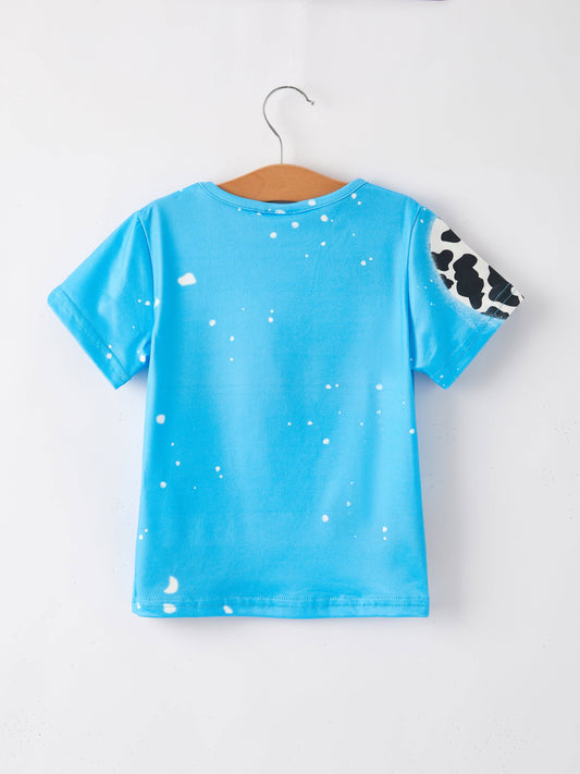 Leopard Loved Bleached Tee