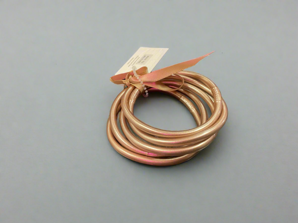 Rose Gold Jelly Bangle