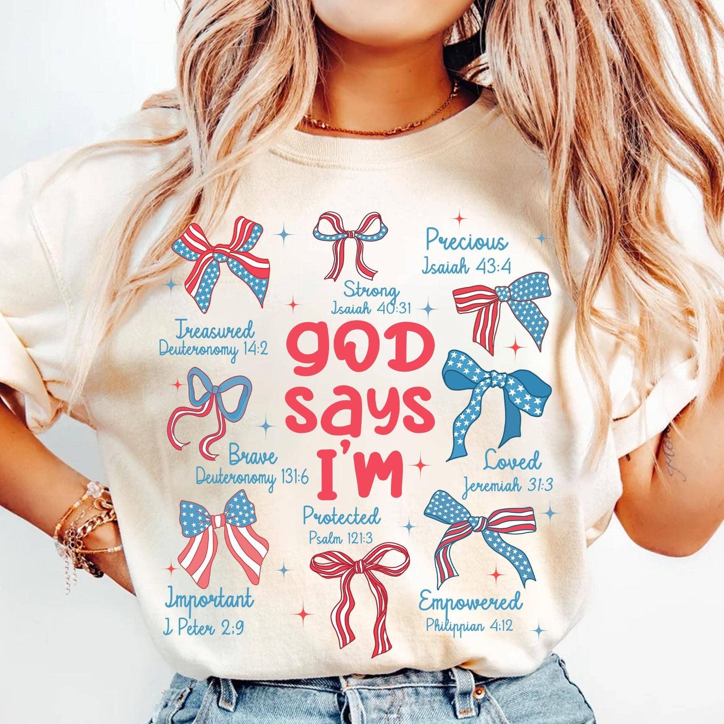 Patriotic God Says Tee