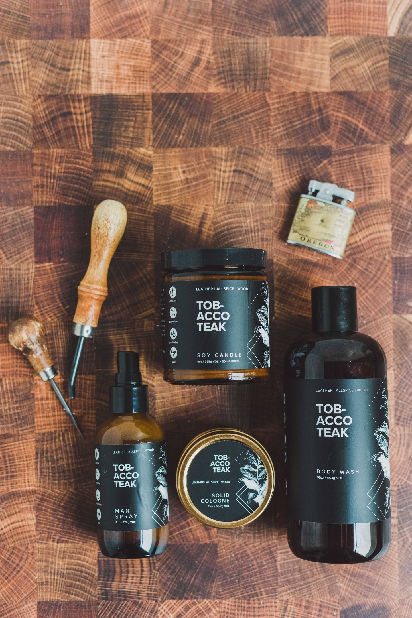 Tobacco Teak - 4 oz Body Spray