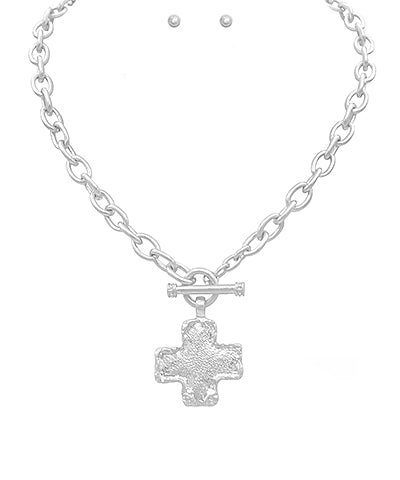 Calista Cross Necklace