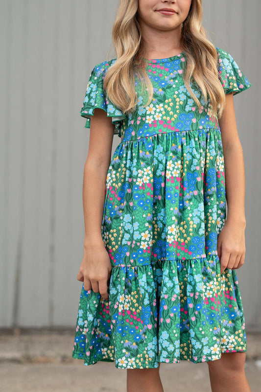 Emmy Green Floral Dress