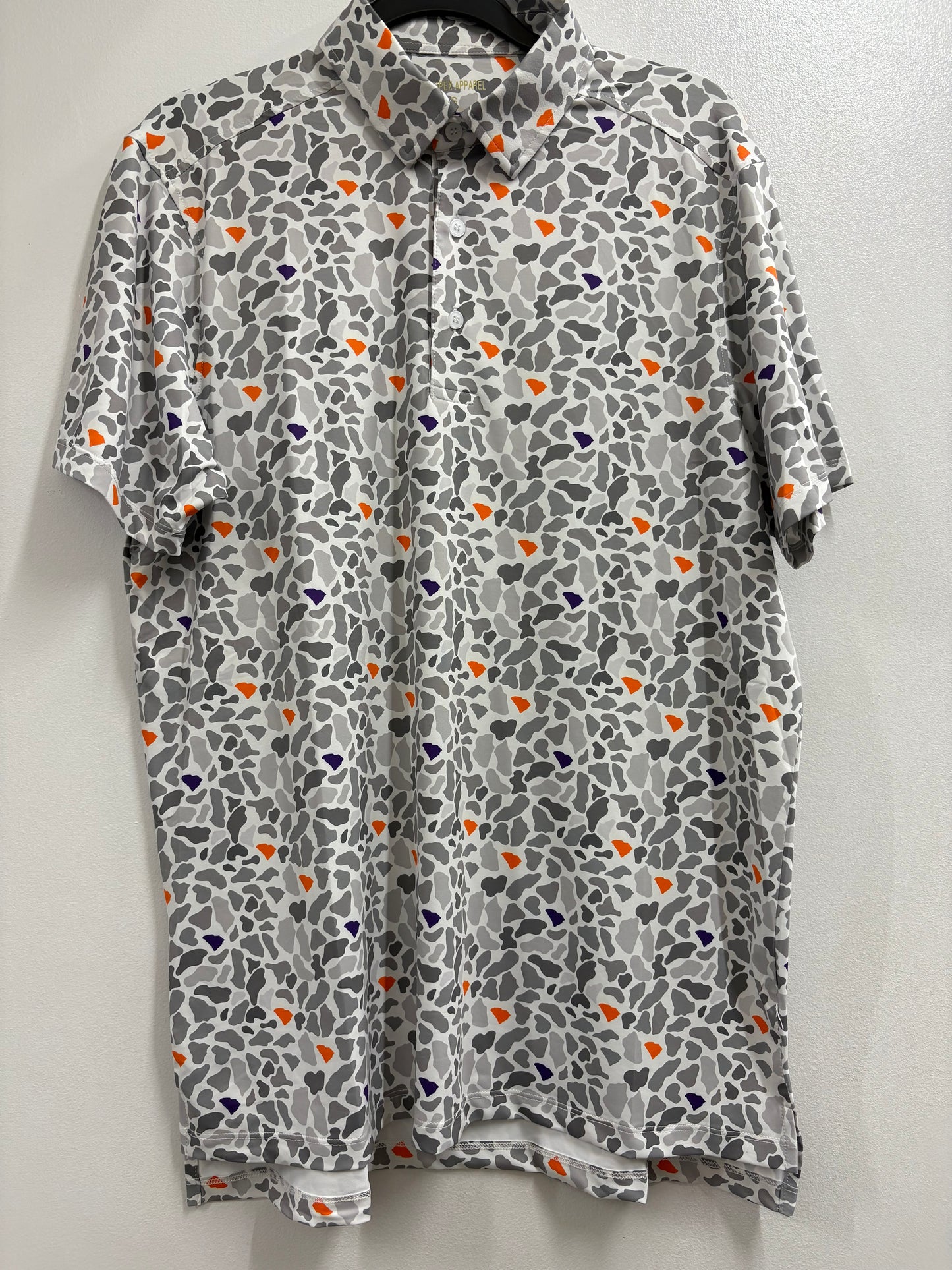 Clemson Camo Polo