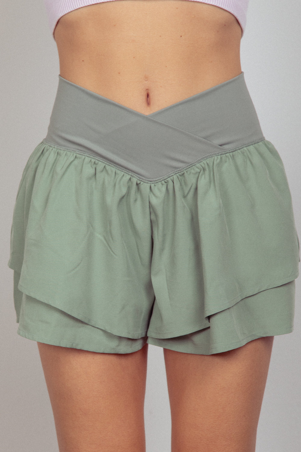 Overlap Sage Shorts
