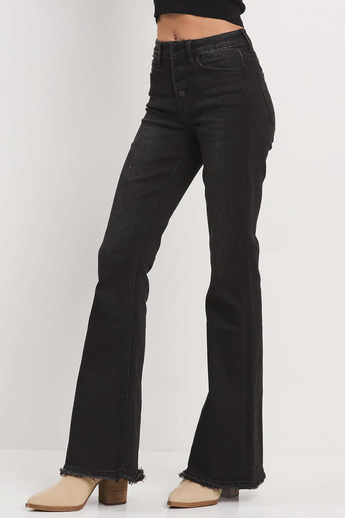 Ashley Black Flares