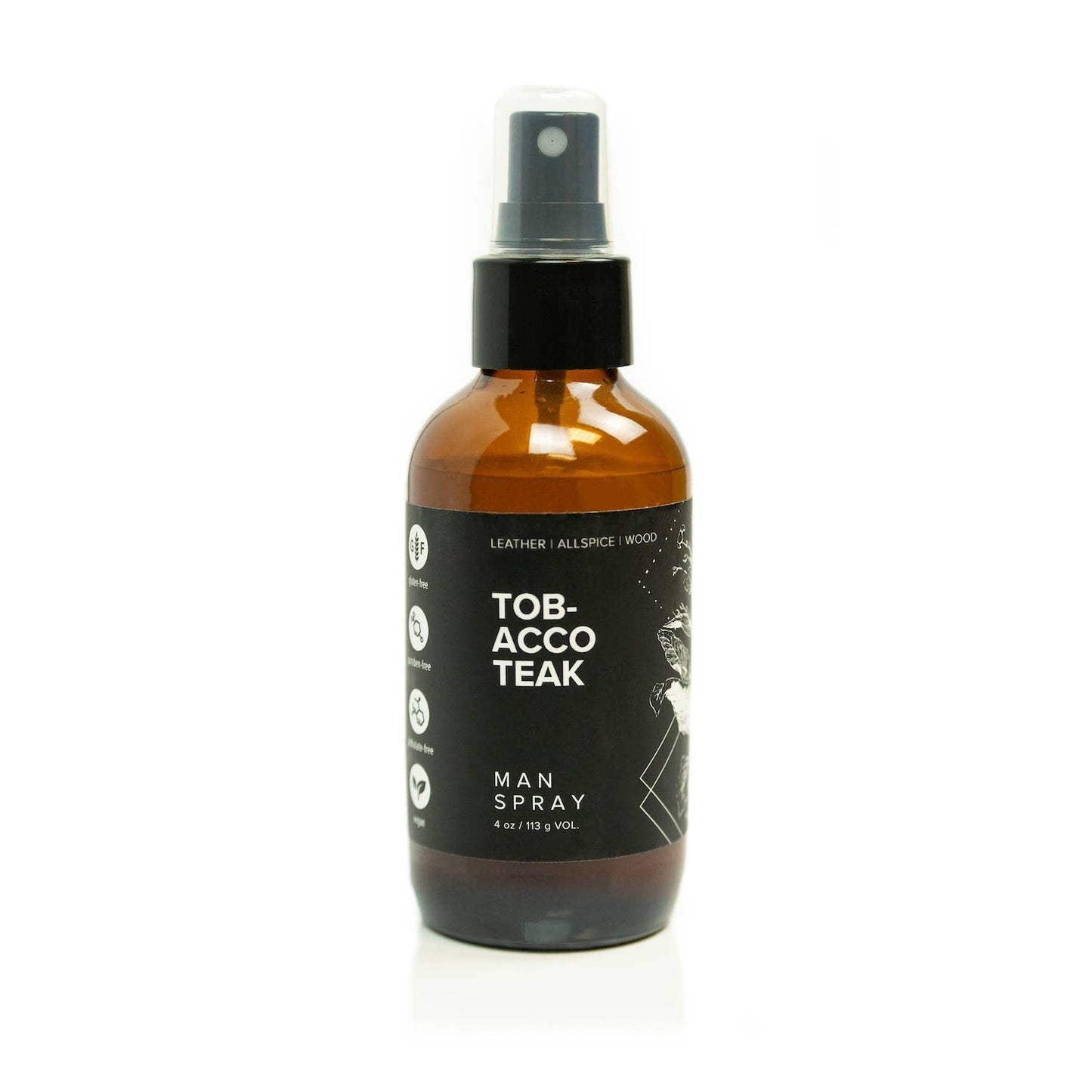 Tobacco Teak - 4 oz Body Spray