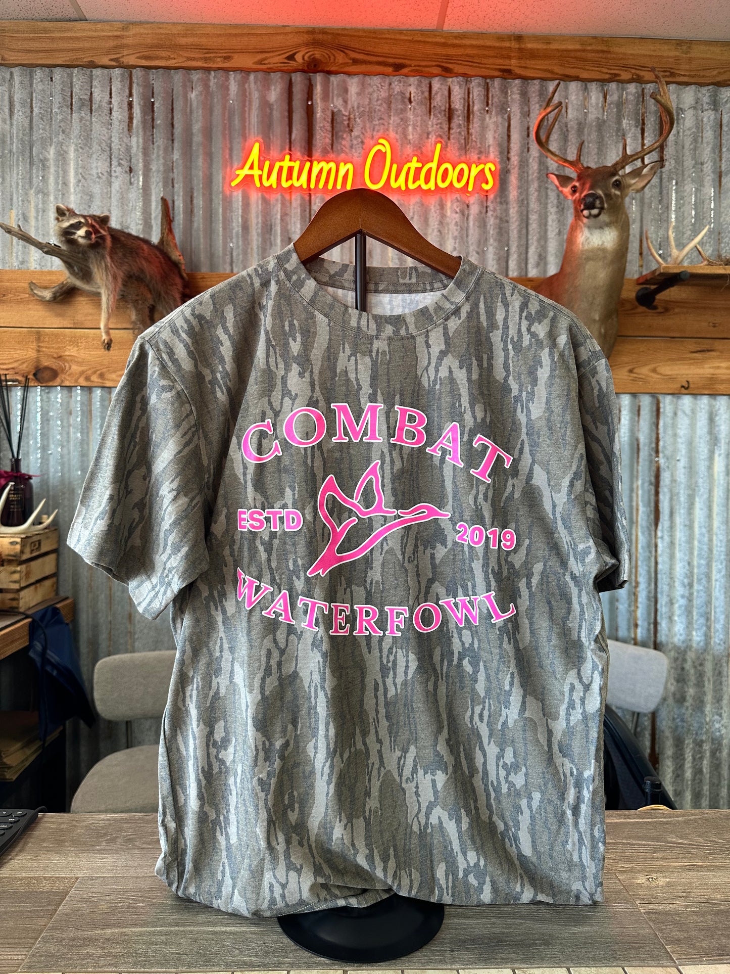 Pink Combat Waterfowl Tee