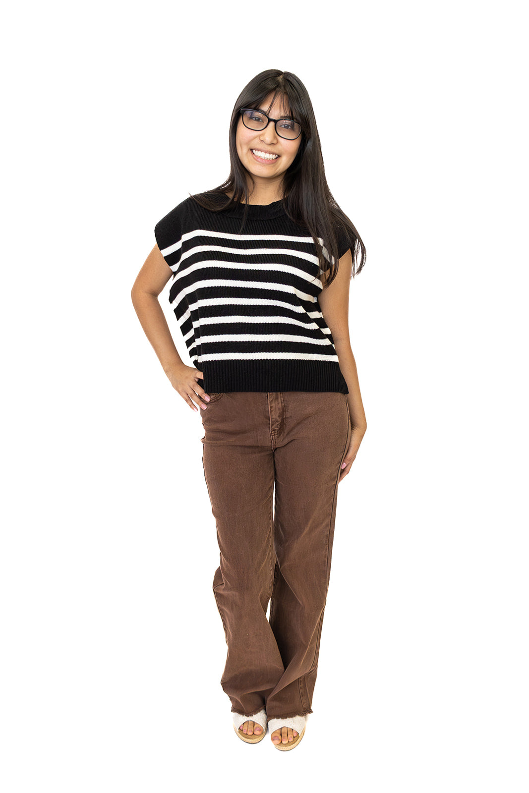 Evelyn Crew Neck Top