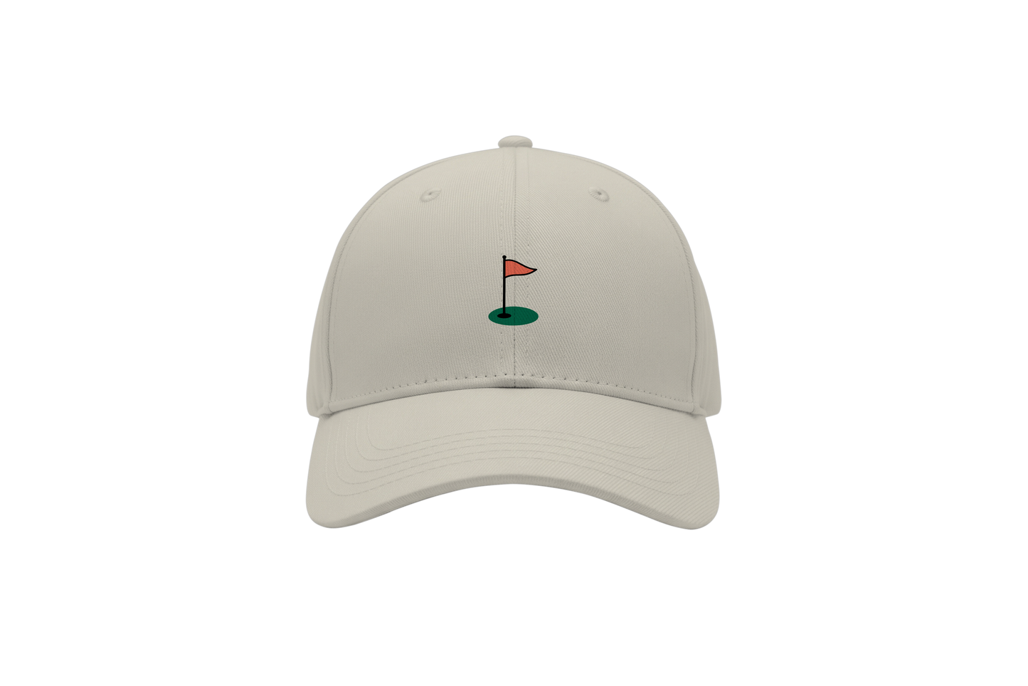 Ivory Golf Flag Hat