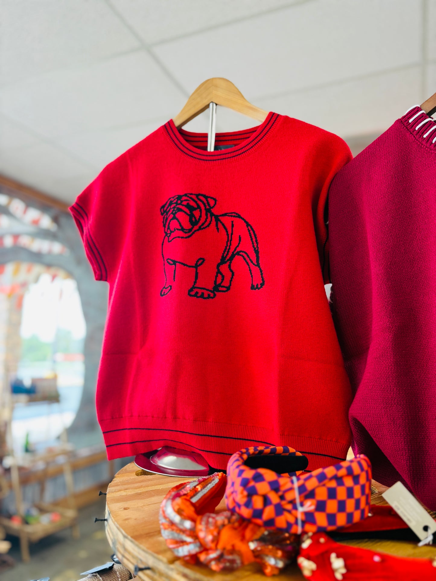 Sic ‘Em Bulldog Sweater Top