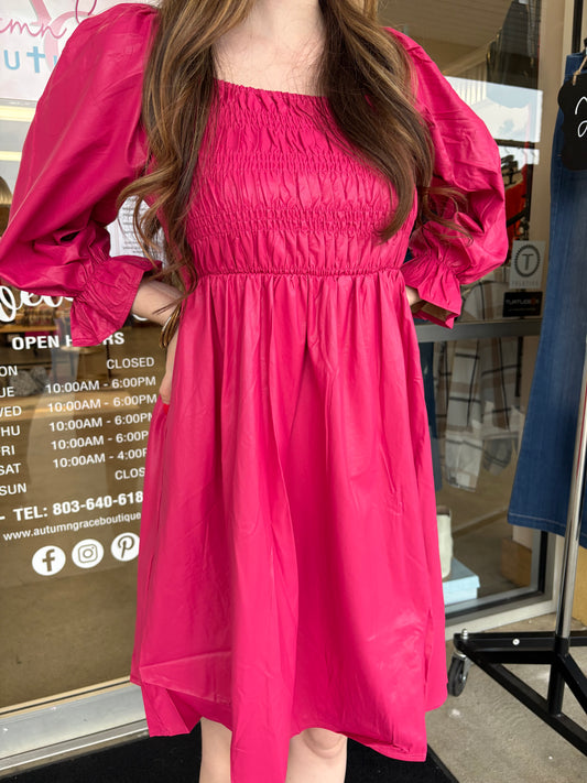 Magenta Muse Dress