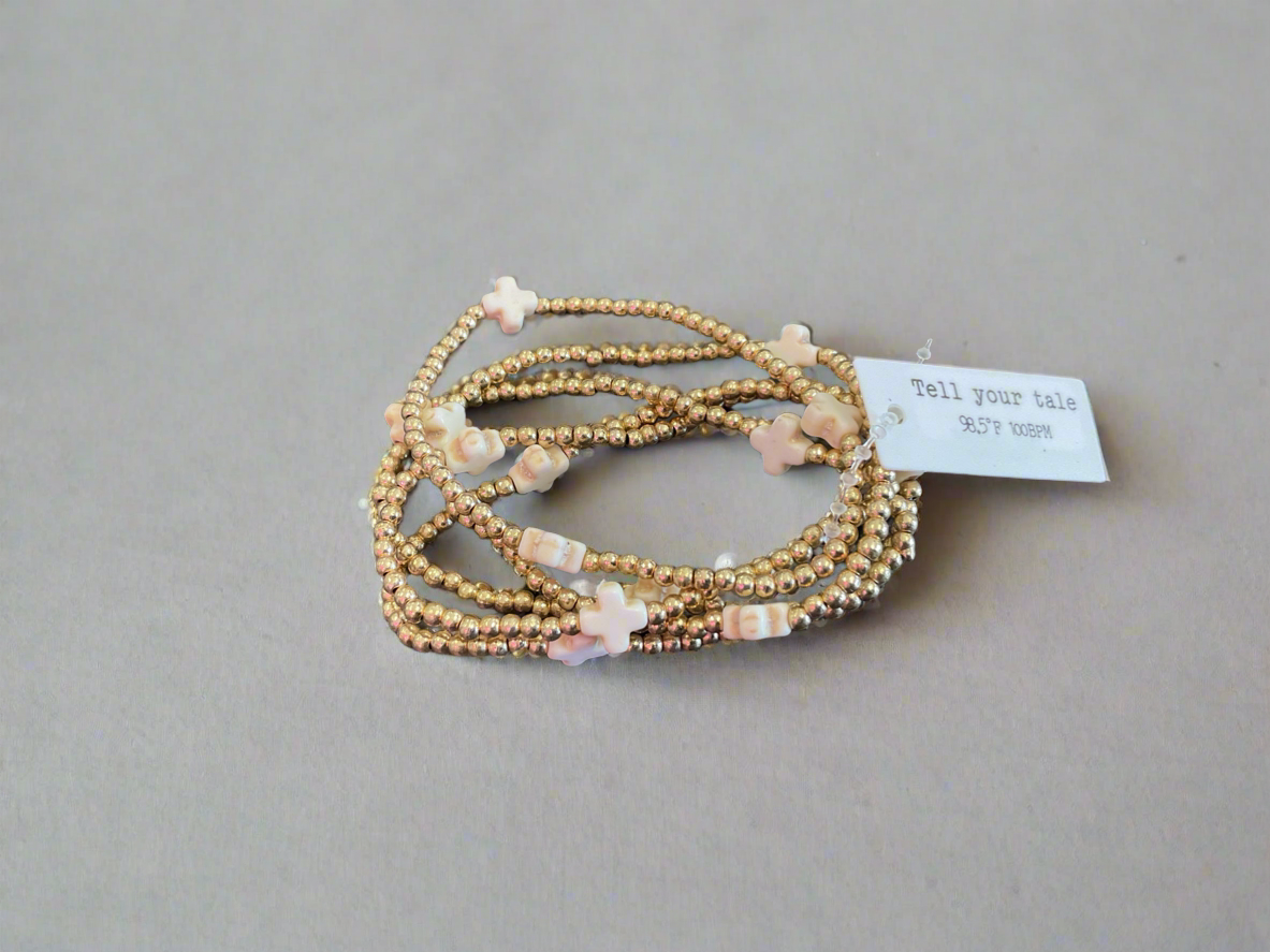 Cross Stack Bracelet