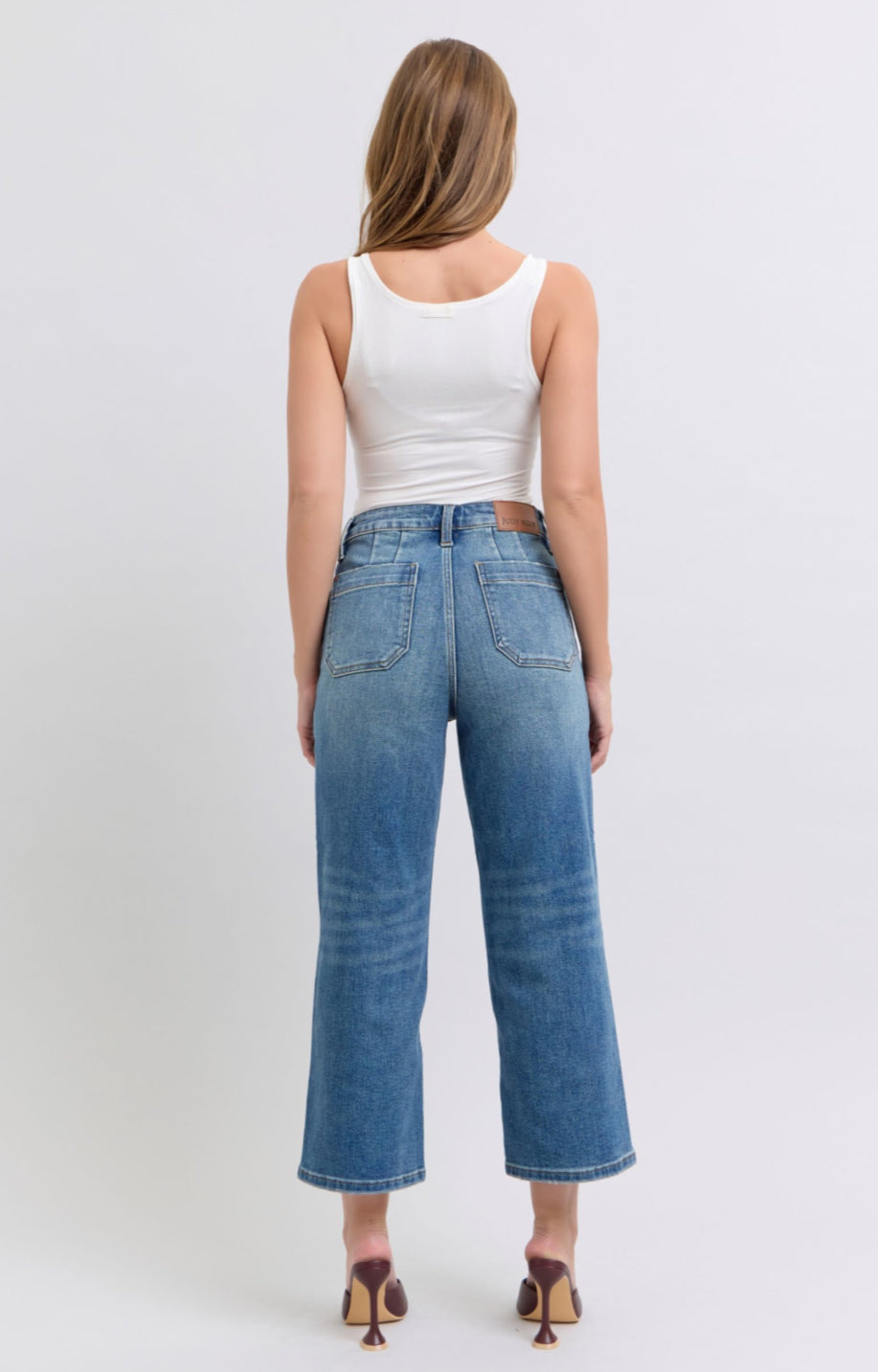 Utility Pocket Crop Jeans