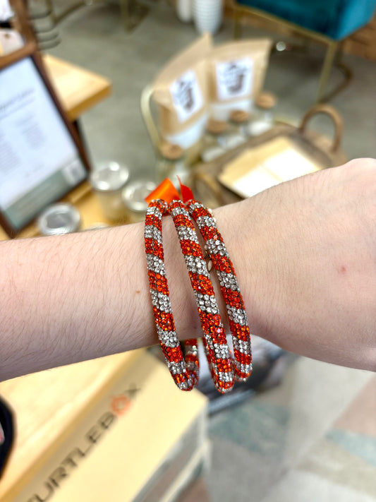 Orange Sparkle Bangle