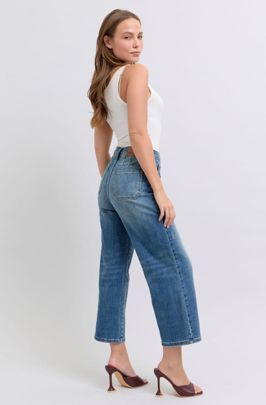 Utility Pocket Crop Jeans