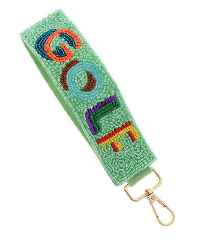 Golf Wristlet Keychain