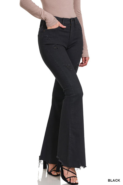 High Rise Black Jeans