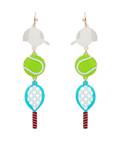 Tennis Drop Earrings