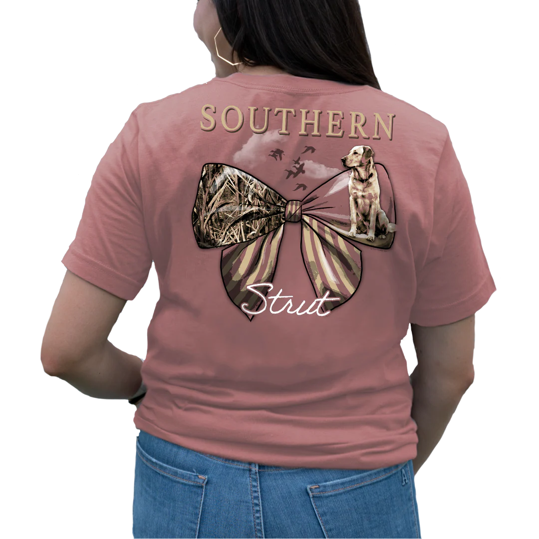 Southern Strut Camo Bow Tee