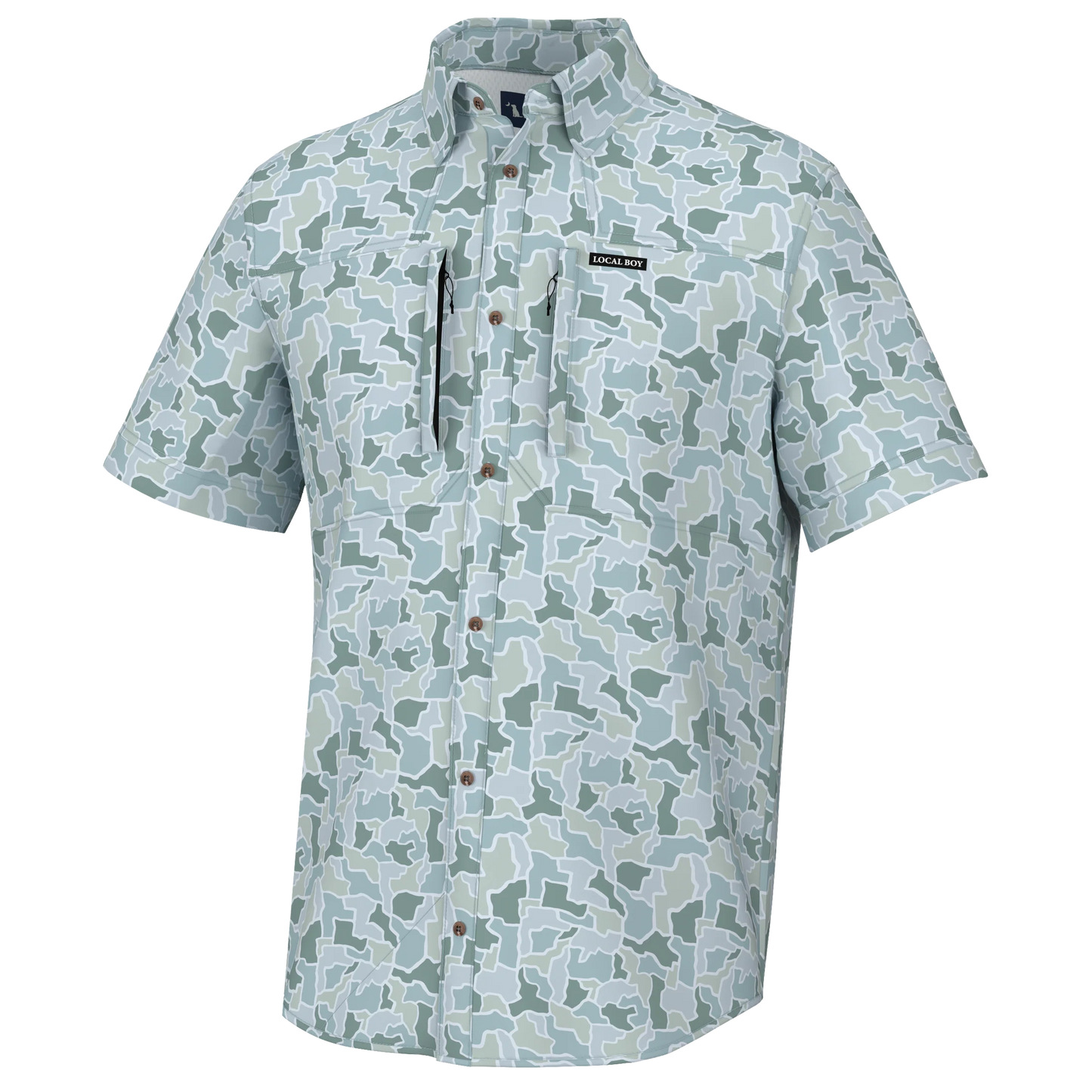 Glacier Camo Fishing Shirt