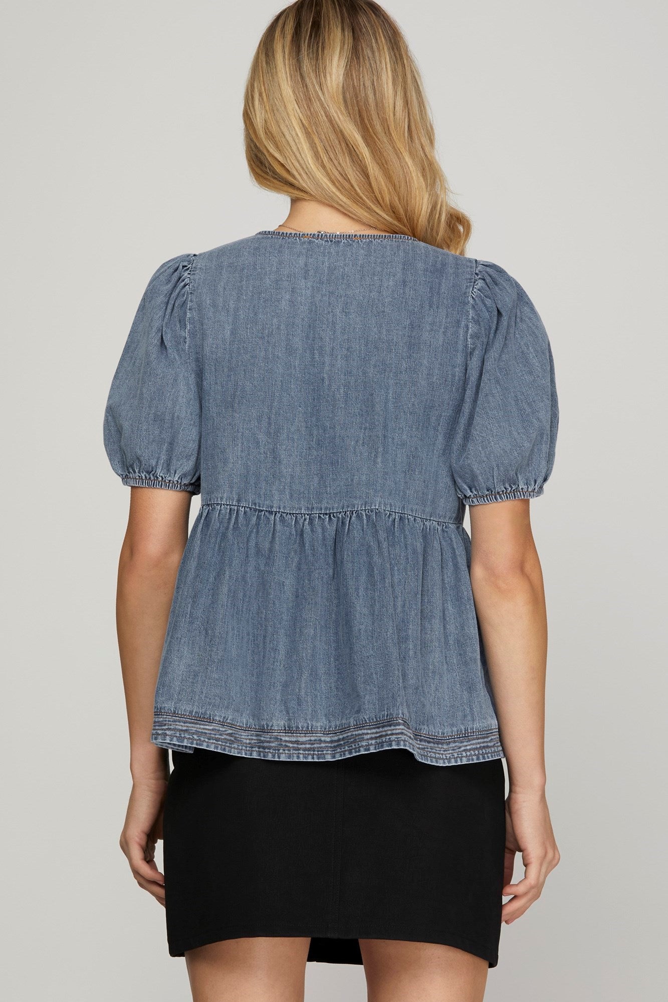 Dani Denim Top