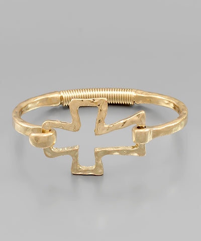 Antique Cross Bracelet