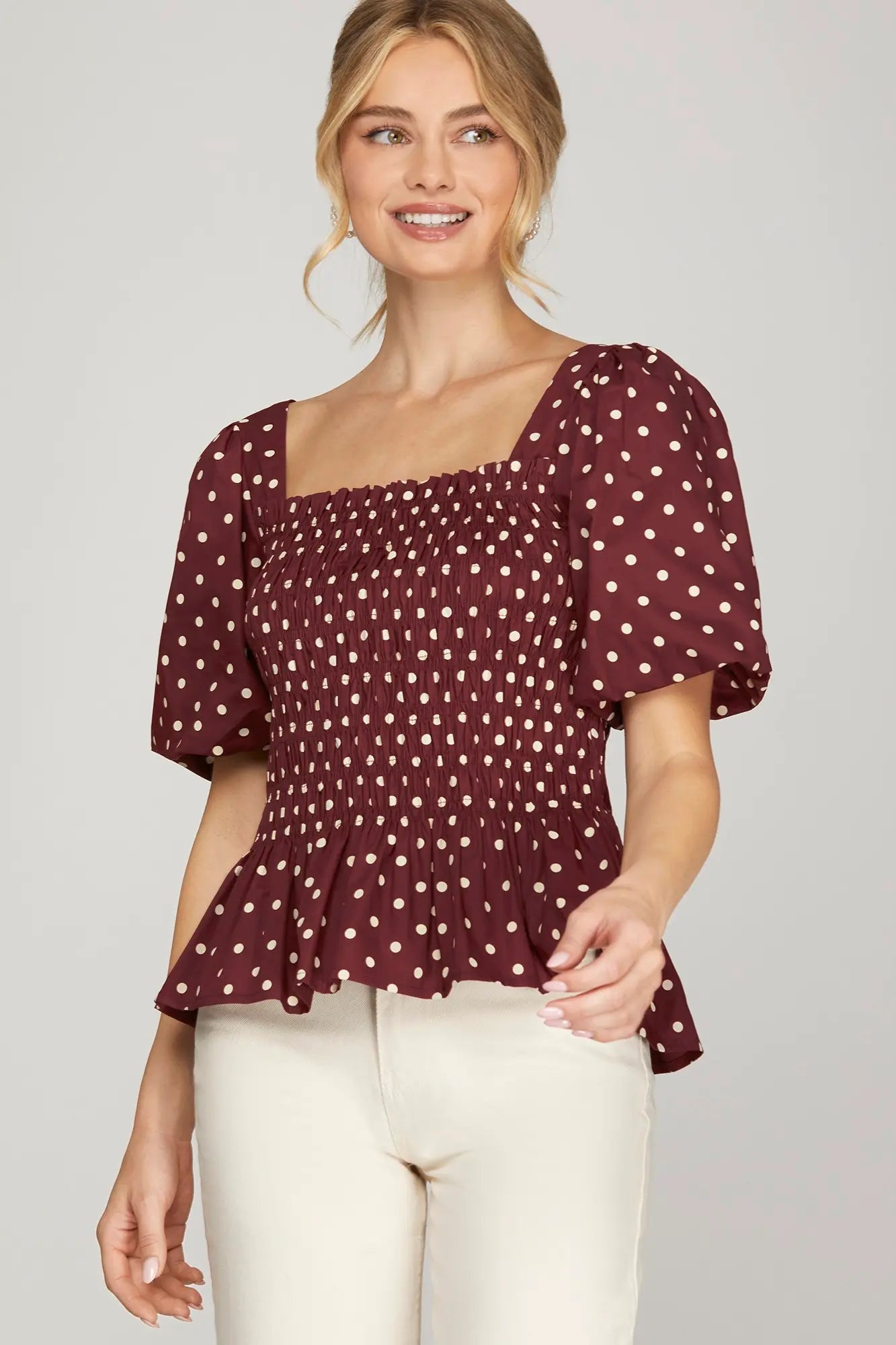 Paige Peplum Top