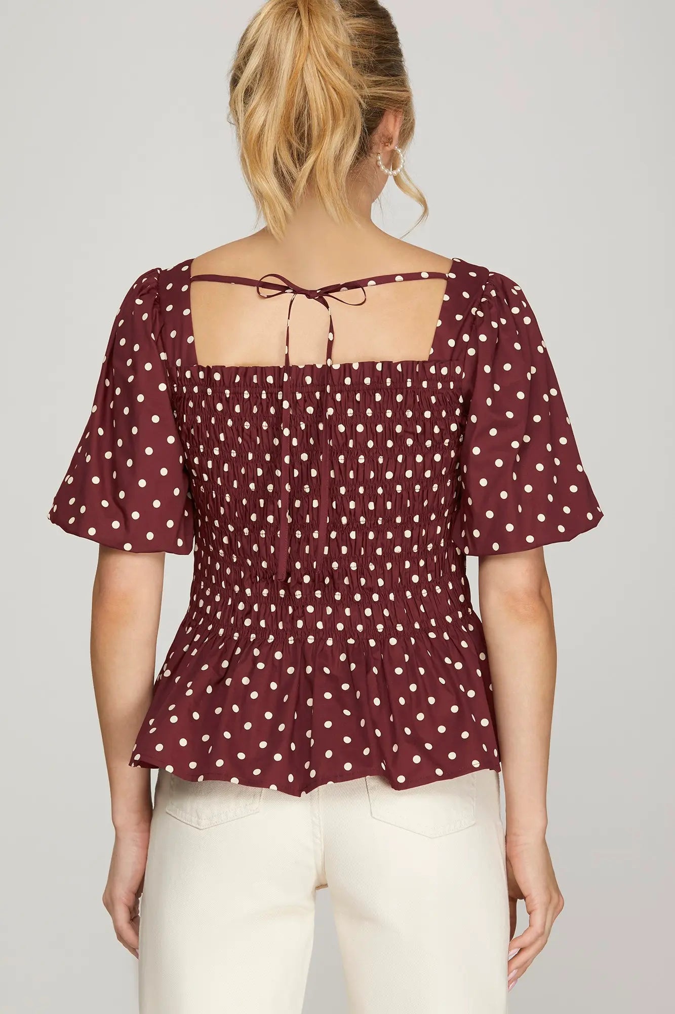 Paige Peplum Top