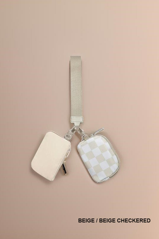 Dual Pouch Wristlet