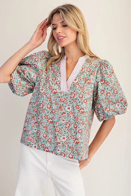 Vera Floral Blouse