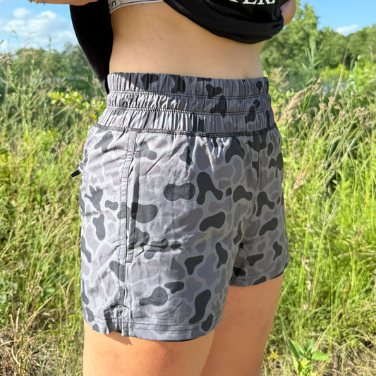CW Black Camo Shorts