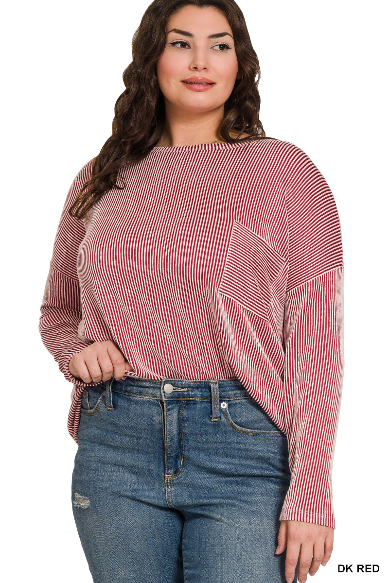 Reghan Ribbed Long Sleeve
