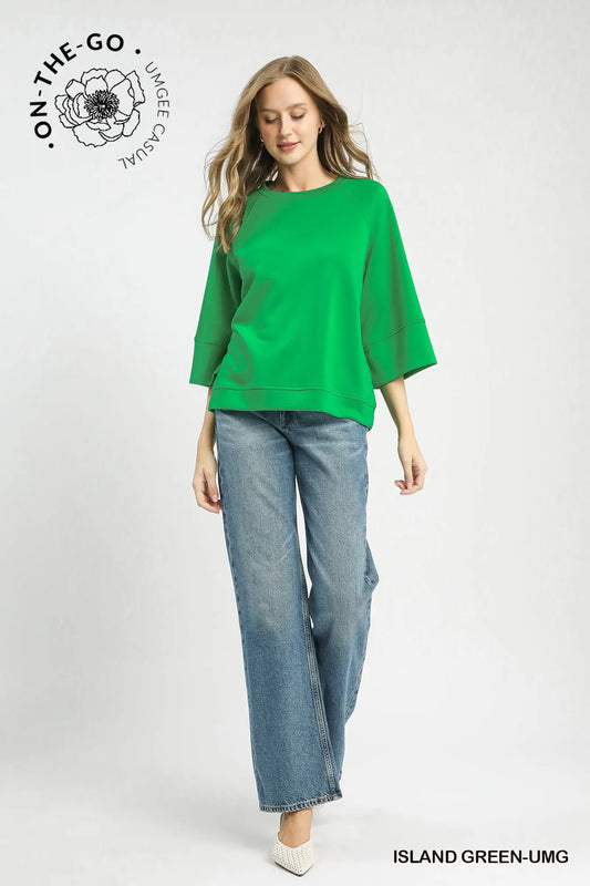 Diana Drop Shoulder Top