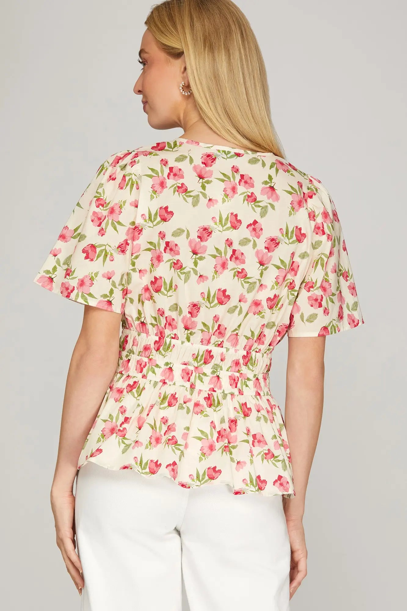 Rosalie Woven Floral Top