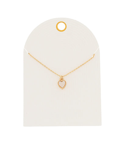 Mini Heart Charm Necklace