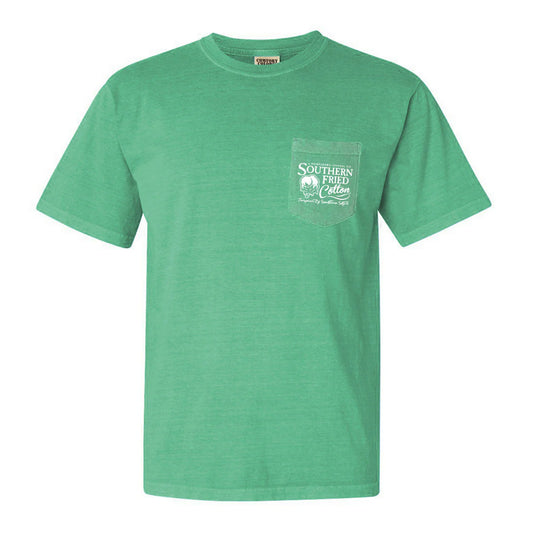 Sippin’ Azalea Tee- Pocket