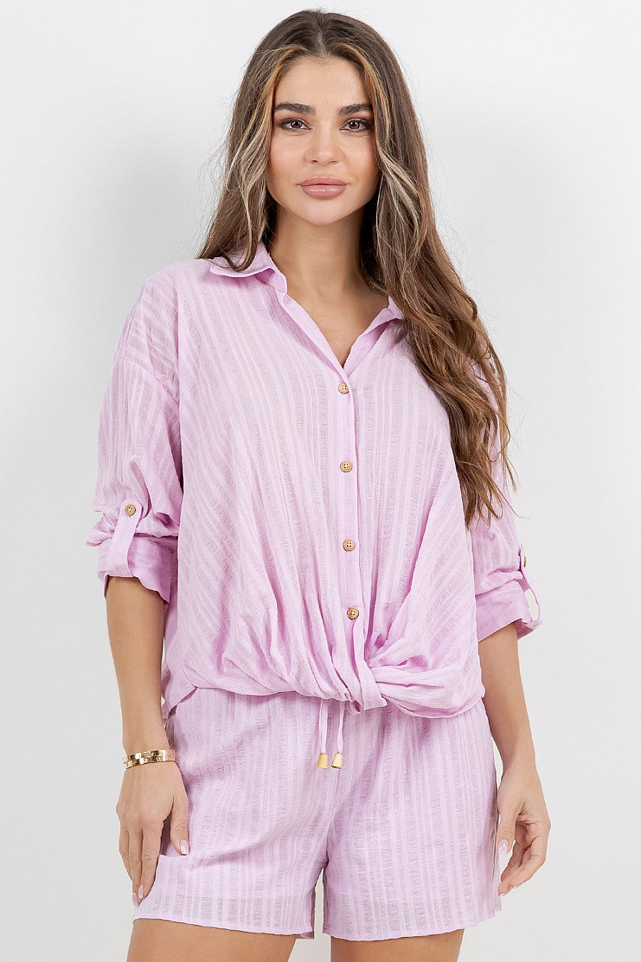 Lavender Haze Tie Shorts