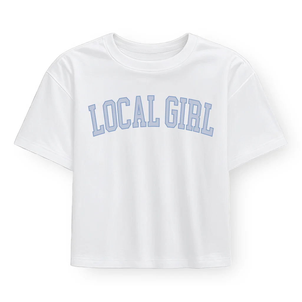 Youth LG Arch Periwinkle Tee