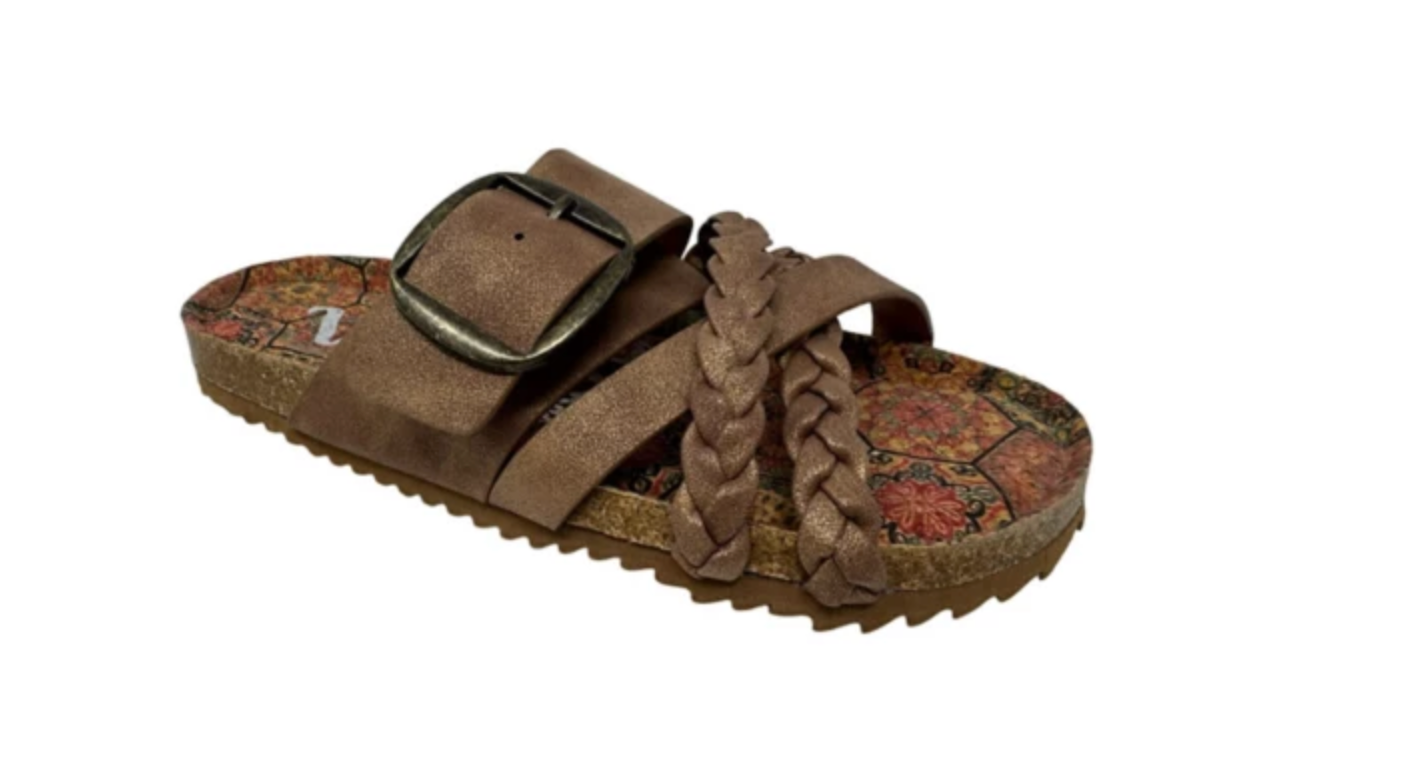Shimmer Nora Sandals