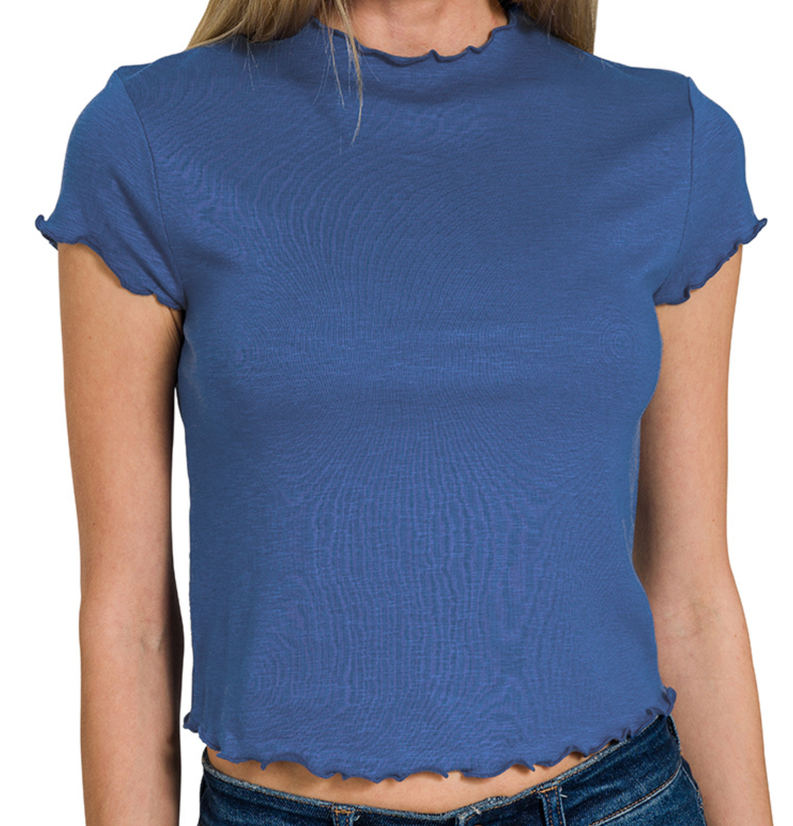 Trimmed Cropped Tee