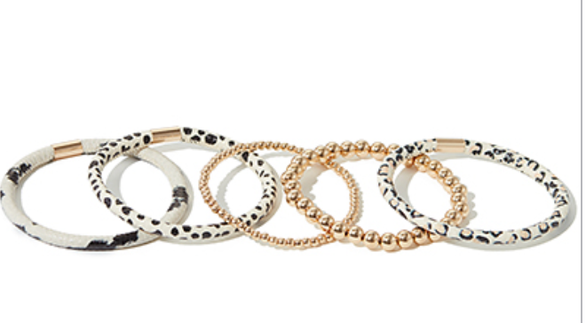 Animal Print Bangle Bracelet