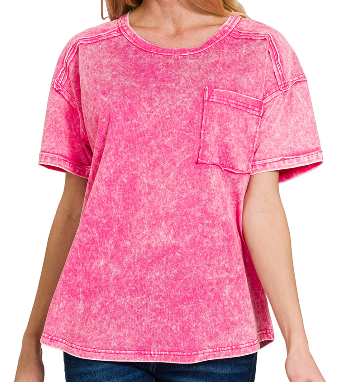 Acid Washed S/S Tee