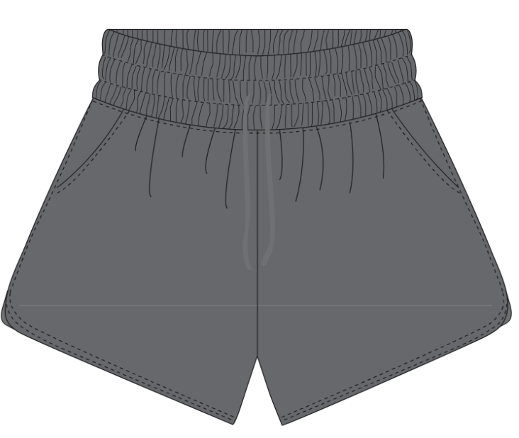 High Waisted Volley Shorts