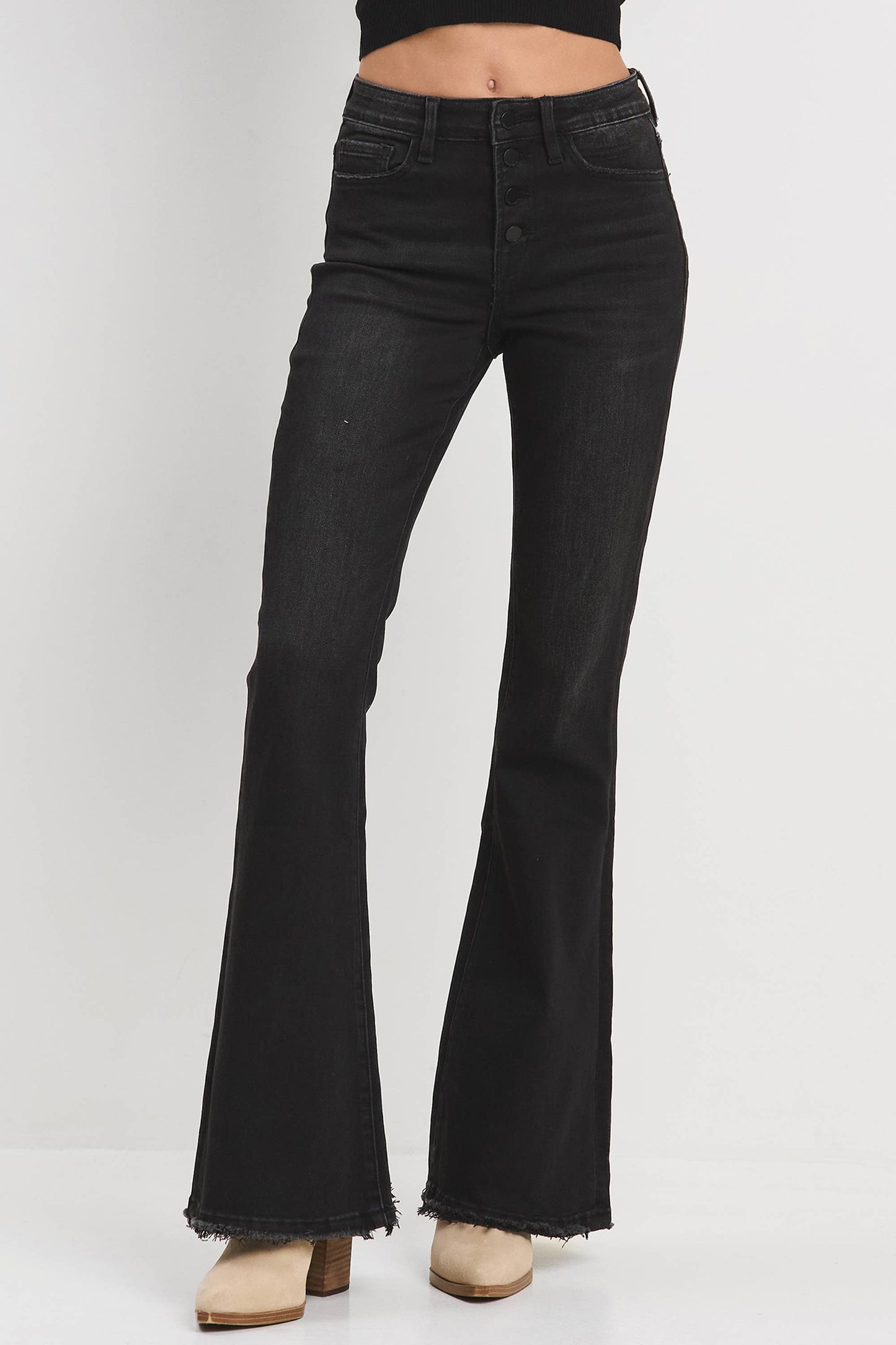 Ashley Black Flares