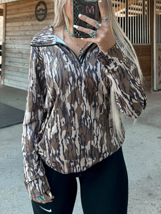 Camo Quarter Zip