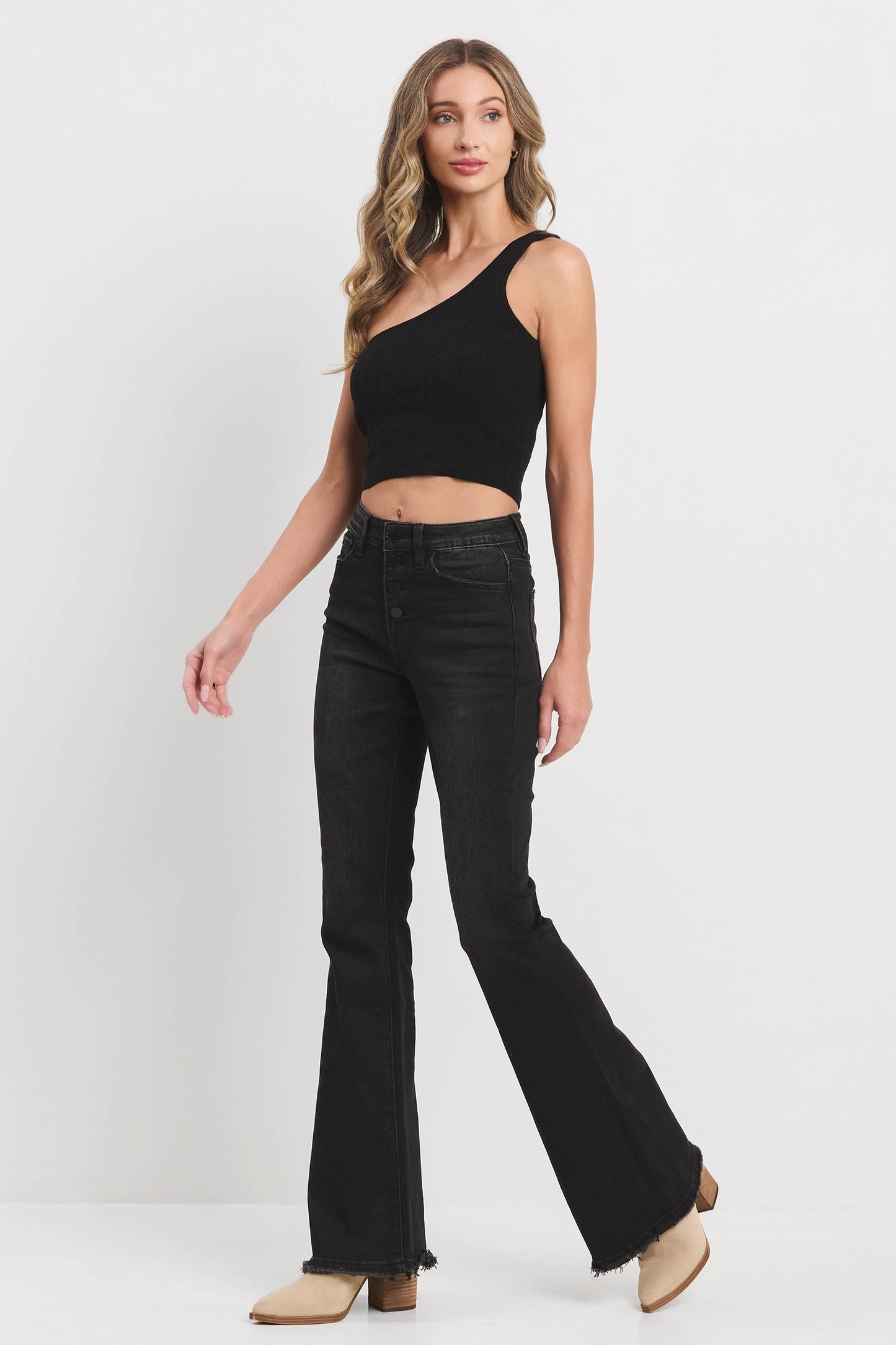 Ashley Black Flares