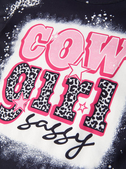 Cowgirl Sassy Bleached Tee