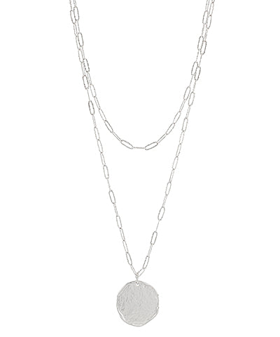Layered Disk Necklace