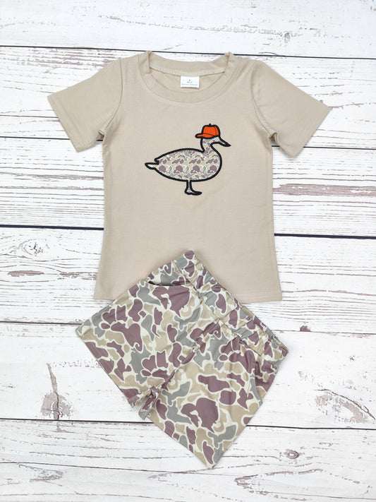 Camouflage Duck Appliqué Set