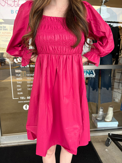 Magenta Muse Dress